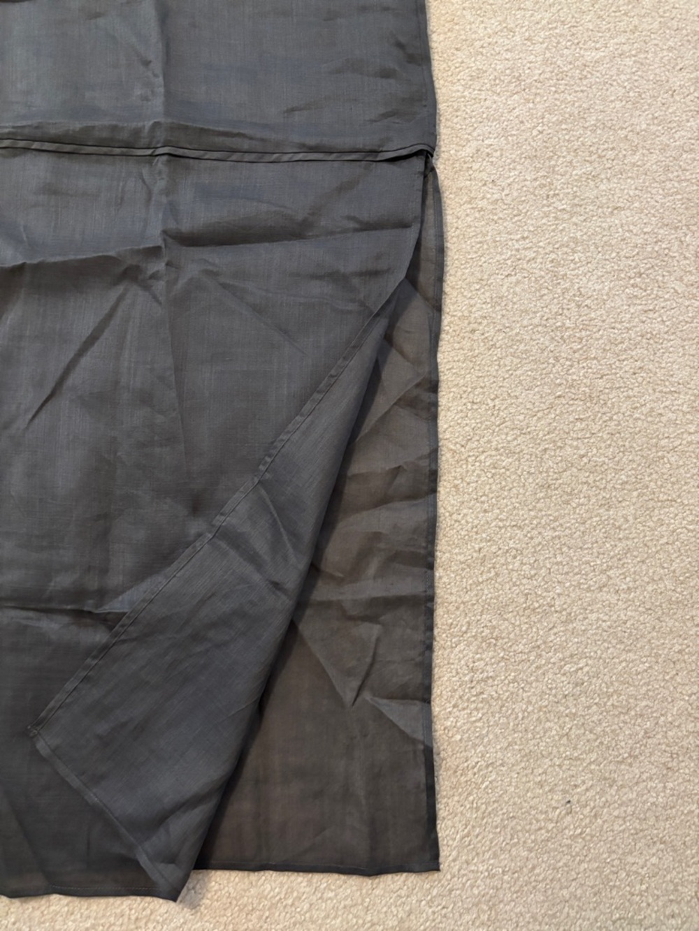 DISSH Kai Petrol Ramie Midi Skirt Size 4 - Picture 10 of 16